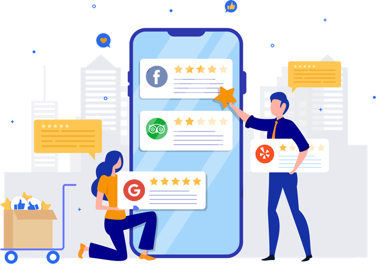 Manage your online reputation. Increase online reviews and rating to get better revenue.