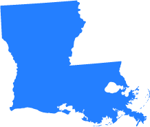 Graphic of Louisiana
