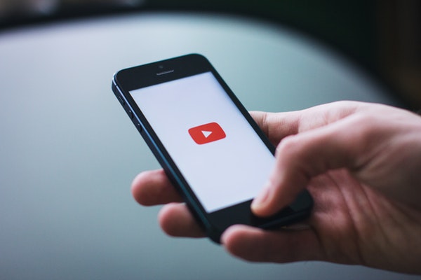 cell phone image of youtube for free small business advertising