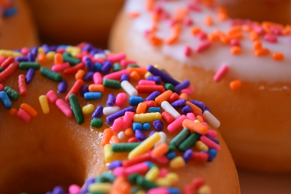 donuts with sprinkles for small business marketing strange holidays for free advertising