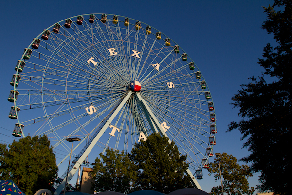 dallas texas state fair ferris wheel for small business events