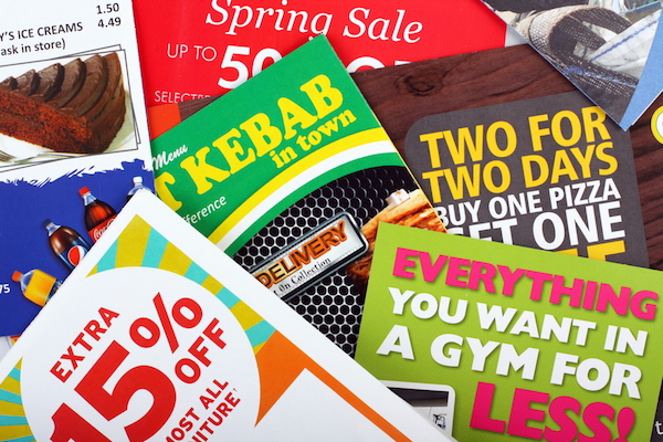 various coupons for direct mail small business marketing
