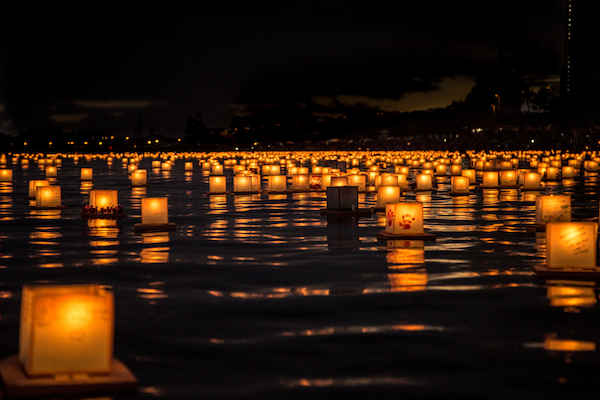 water lanterns at the san francisco festival for small business events