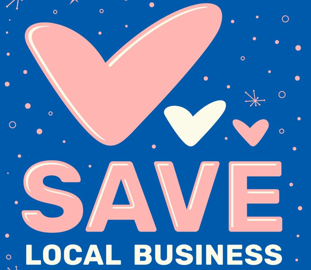 save local businesses graphic